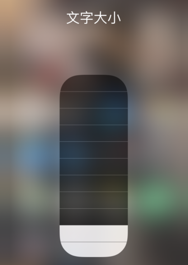 湾岭镇苹果手机维修分享小技巧：在 iPhone 控制中心快速调节字体大小 